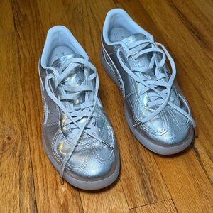 Puma Shiny Silver Sneakers